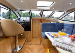 Interior image of boat